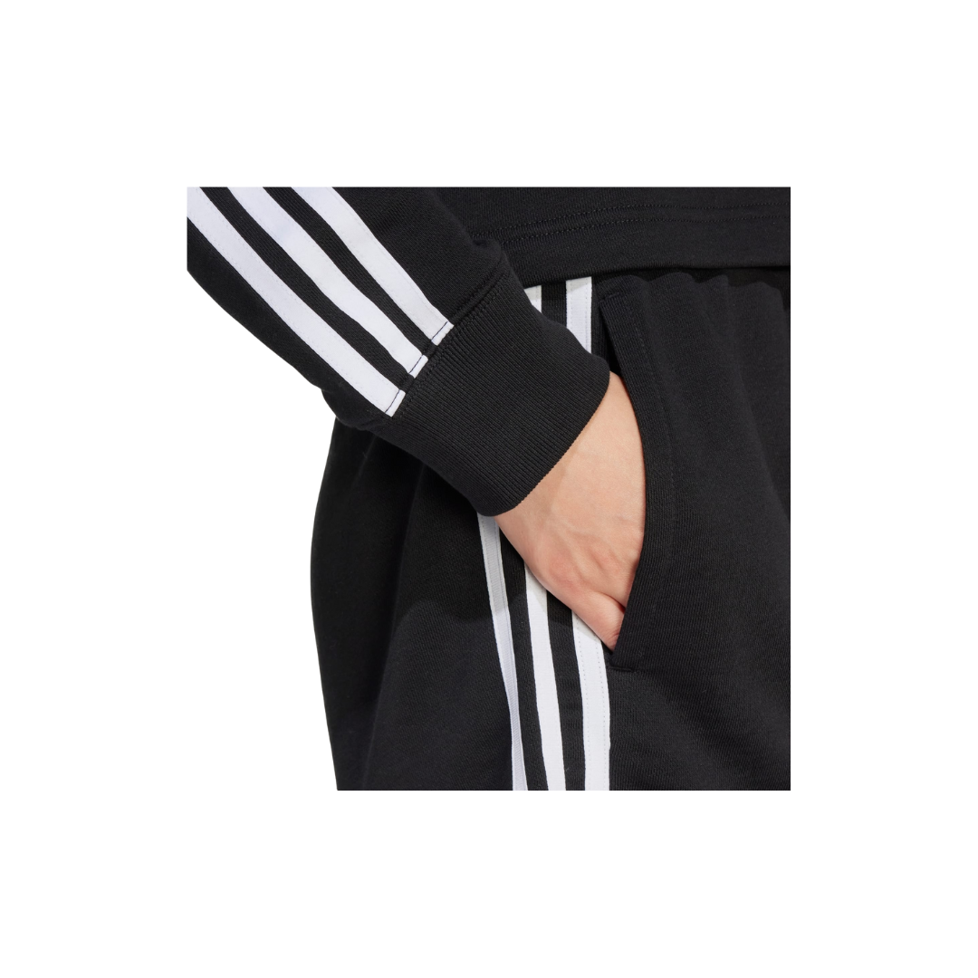 Adidas Women’s 3-Stripes French Terry Shorts – Black IU2517