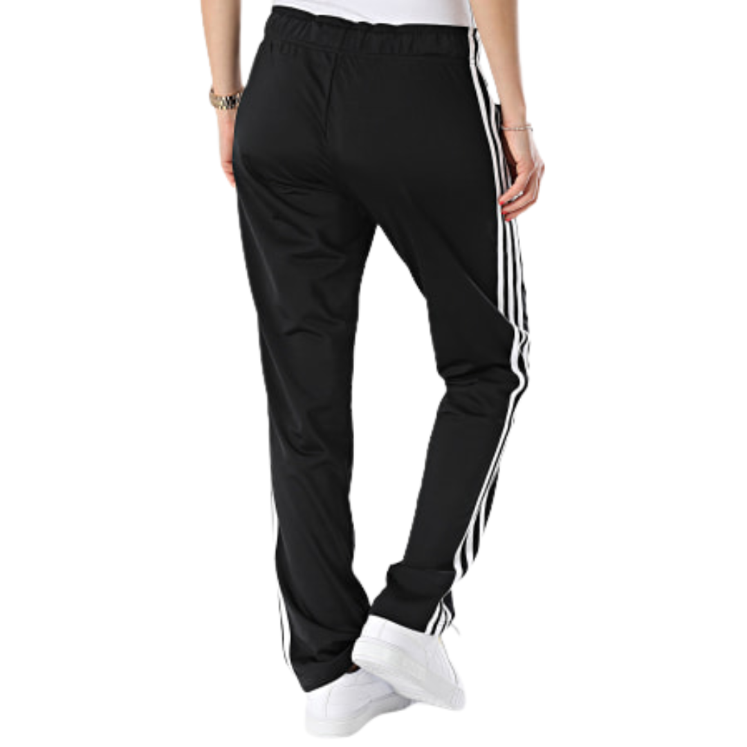 Adidas Women's 3-Stripes Open Hem Track Pants – Black/White H48451