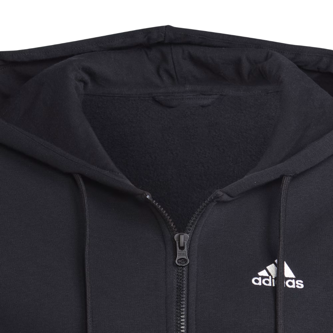 Adidas Women’s Essentials 3-Stripes Full-Zip Fleece Hoodie – HZ5743