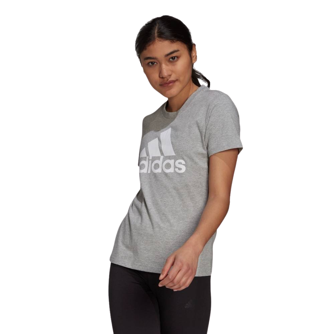 Adidas Women’s Essentials Logo Tee – Grey H07808