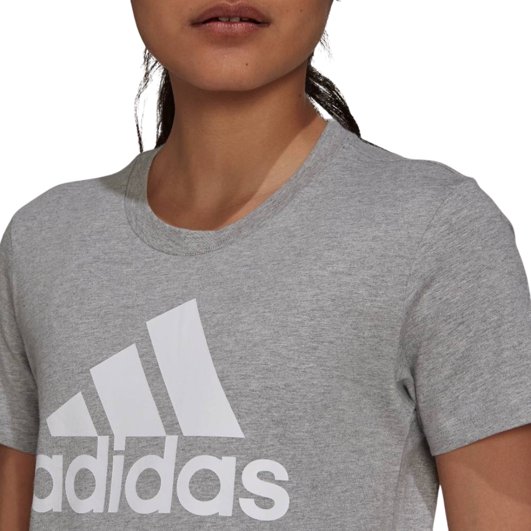 Adidas Women’s Essentials Logo Tee – Grey H07808