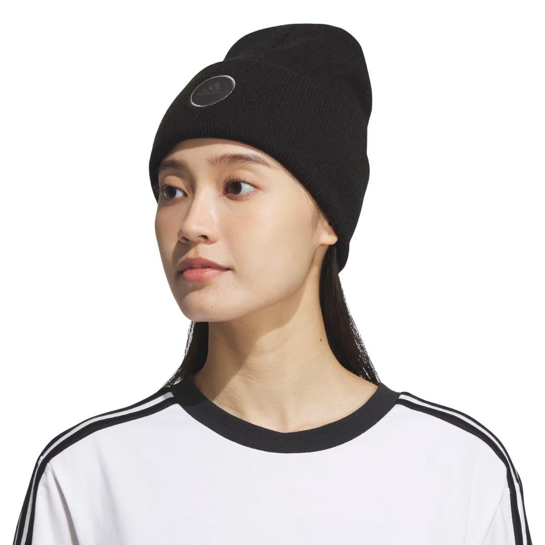 Adidas Women’s Lifestyle Wide Cuff 2-Fold Beanie – IV3007