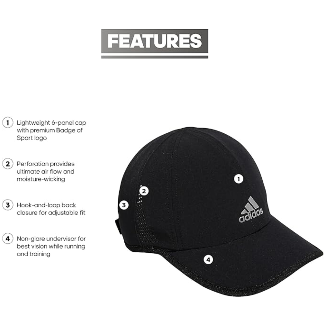 Adidas Women’s Superlite Hat – Relaxed-Fit Adjustable Sports Cap EX6700