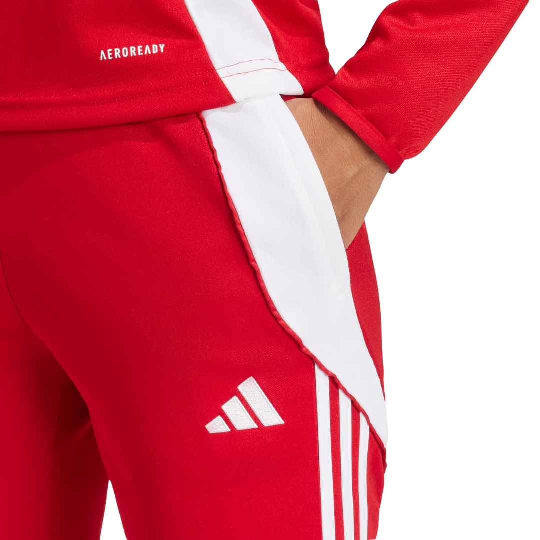 Adidas Women’s Tiro 24 Training Pants – Team Power Red 2/White IV7255