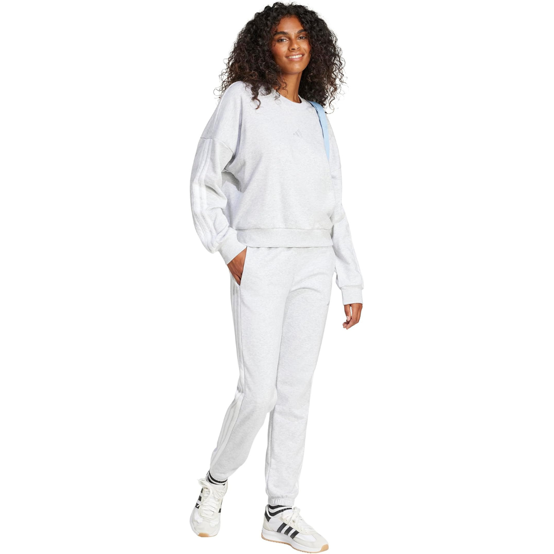 Adidas Women's Essentials 3-Stripes French Terry Cuffed Pants