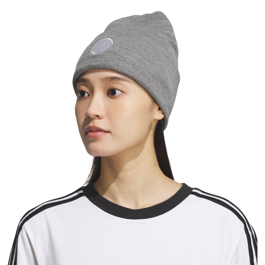 Adidas Women’s Wide Cuff 2 Fold Beanie – Grey IV3009