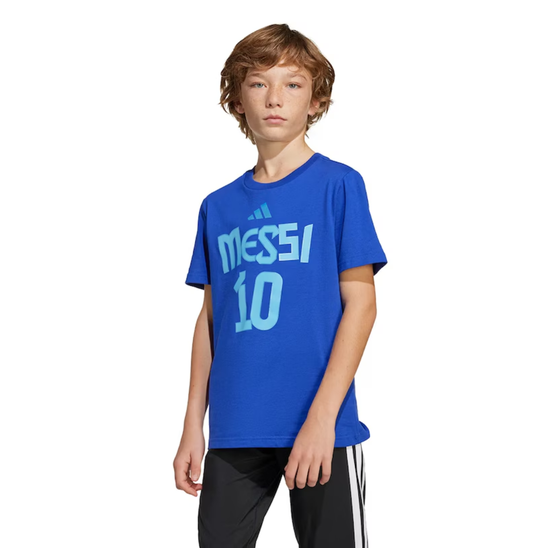 Adidas Young Kids Messi N&N Blue T-Shirt – JJ1417