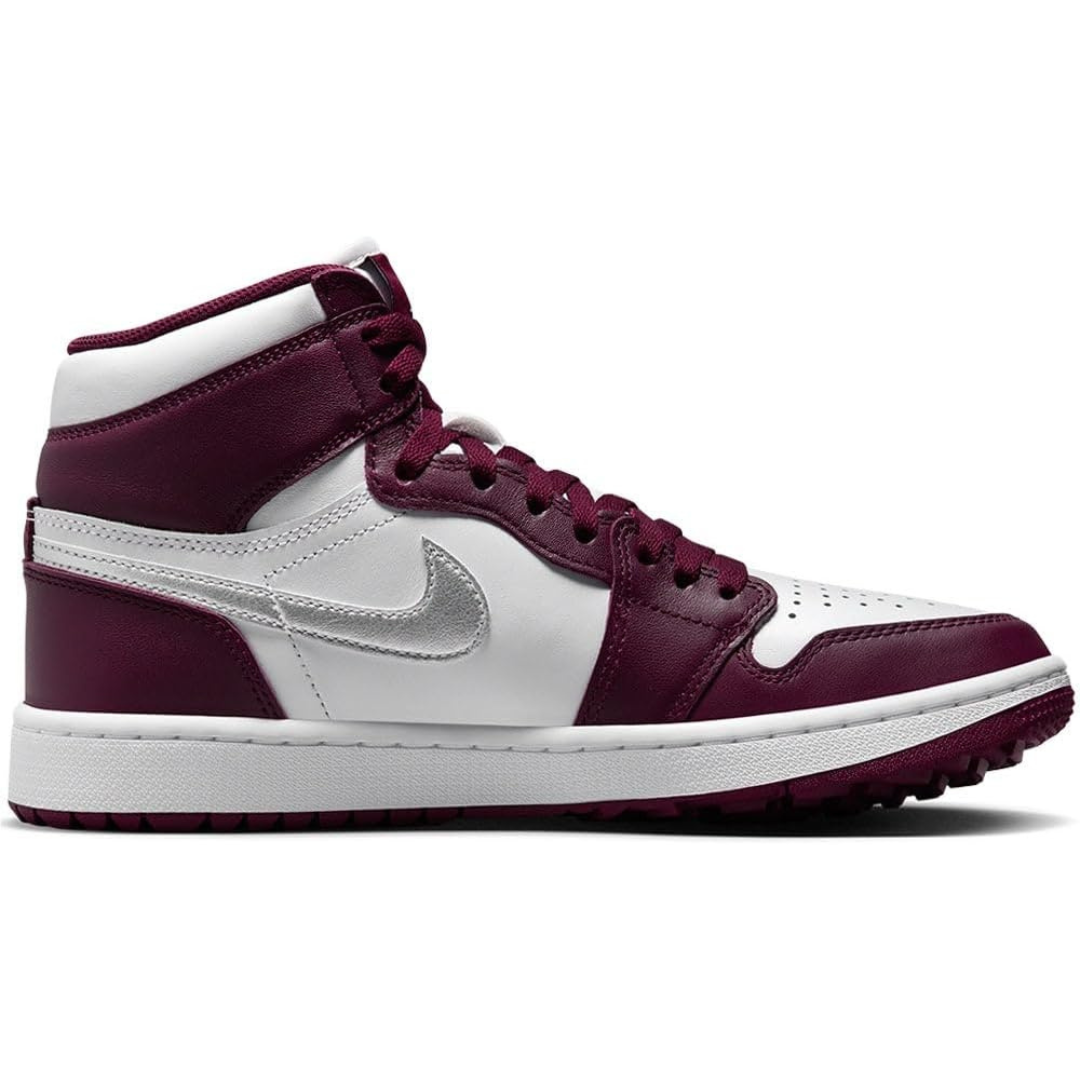Air Jordan 1 High G White/Bordeaux/Metallic Silver DQ0660-103