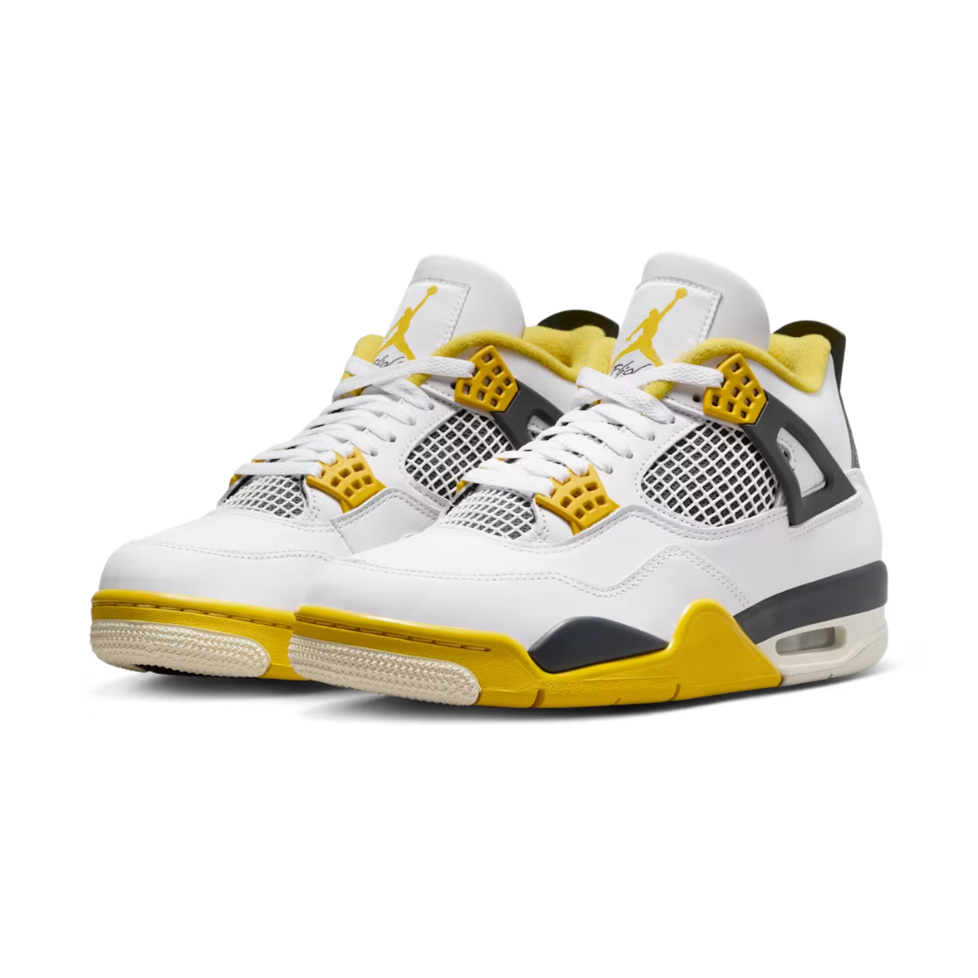 Air Jordan 4 Retro “Vivid Sulfur” Women’s  – White/Vivid Sulfur/Anthracite AQ9129-101