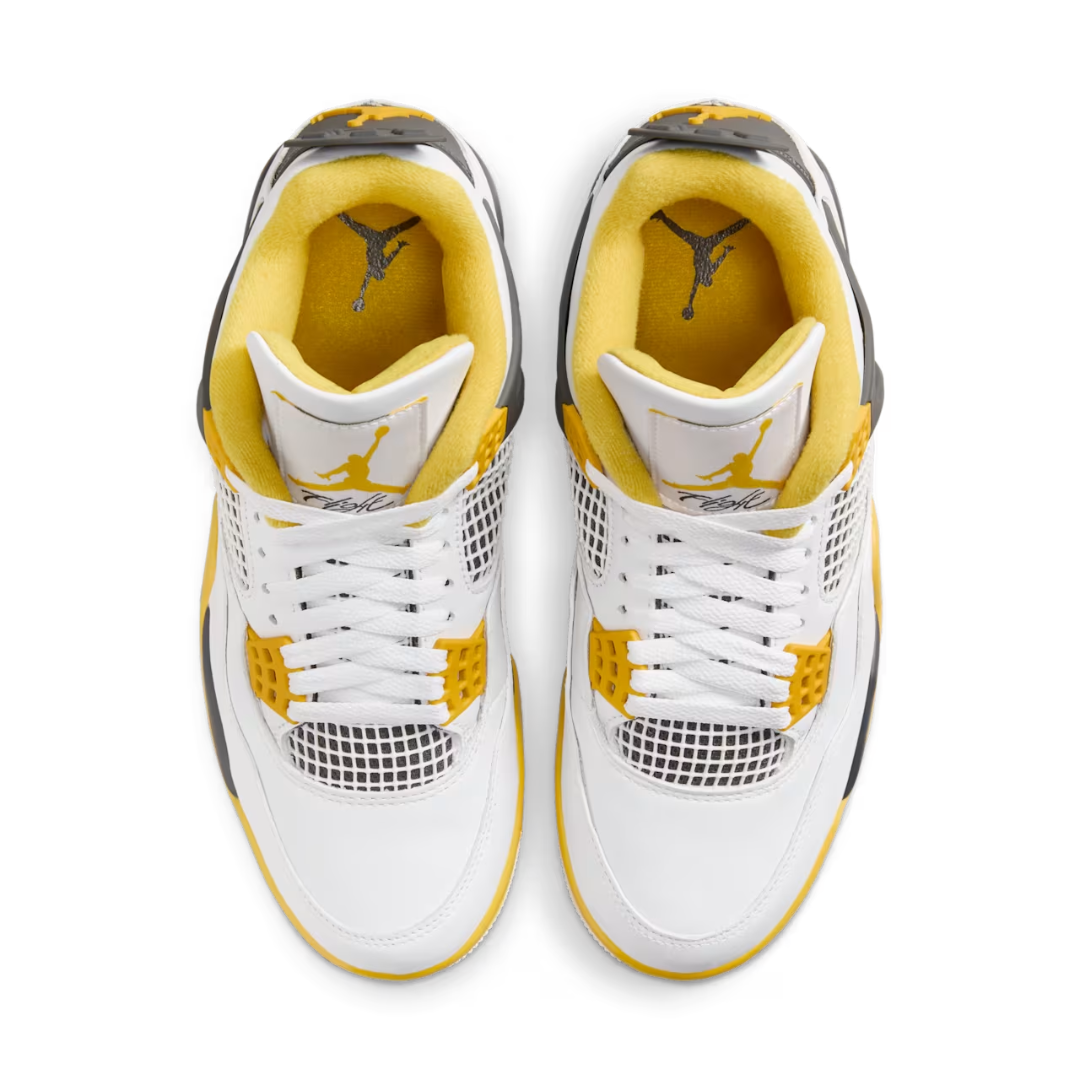 Air Jordan 4 Retro “Vivid Sulfur” Women’s  – White/Vivid Sulfur/Anthracite AQ9129-101