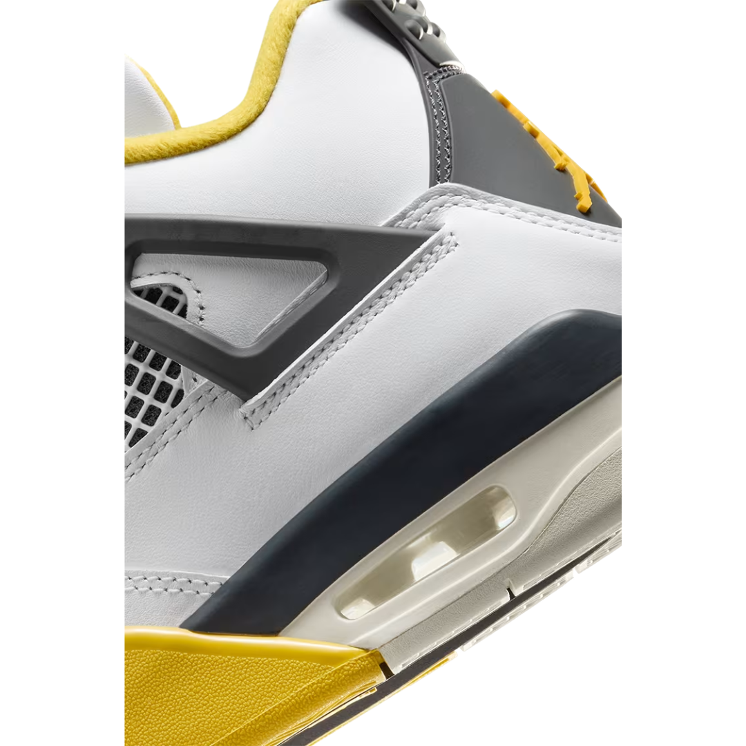 Air Jordan 4 Retro “Vivid Sulfur” Women’s  – White/Vivid Sulfur/Anthracite AQ9129-101