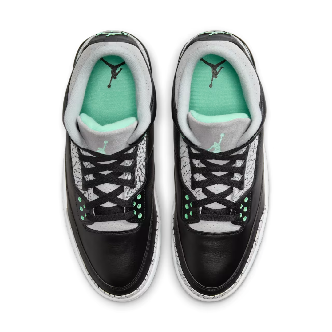 Air Jordan 3 Green Glow Men's Basketball Shoes CT8532-031