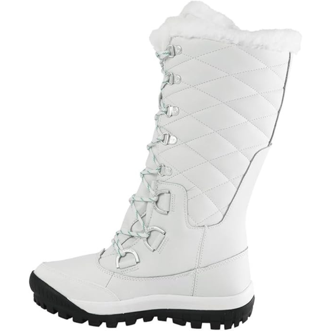 BEARPAW Women's Isabella Classic Leather Suede Boots White