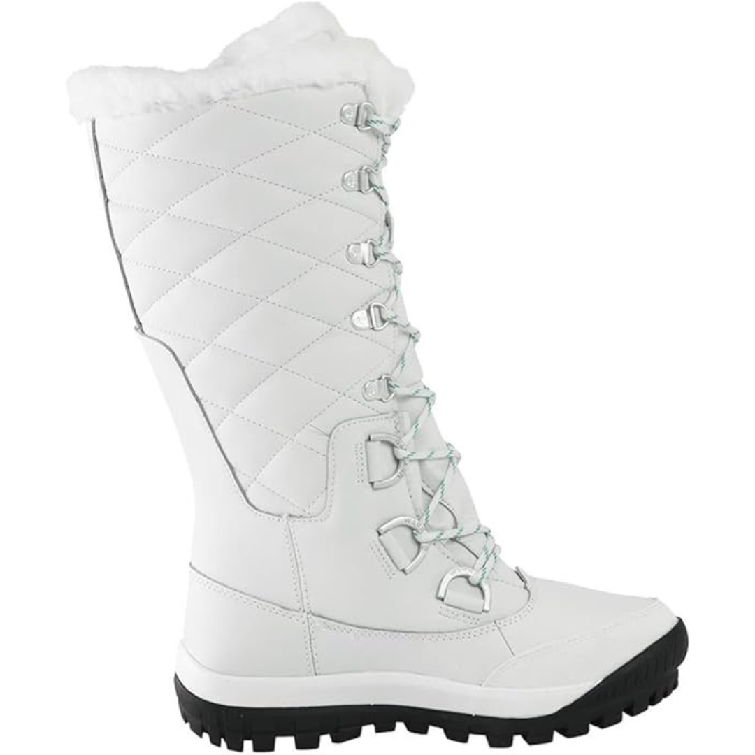 BEARPAW Women's Isabella Classic Leather Suede Boots White