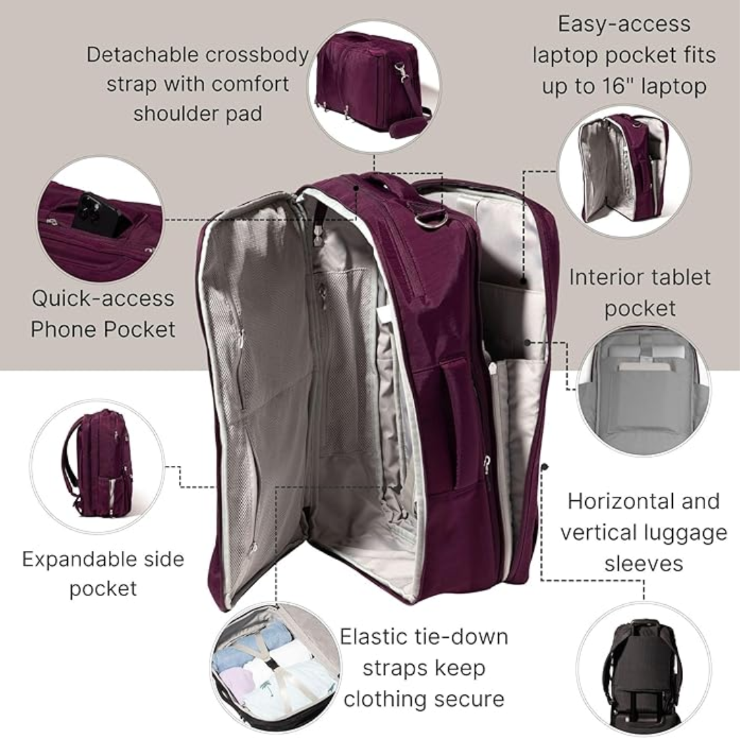 Baggallini Modern Convertible Travel Backpack – CBD847B1079