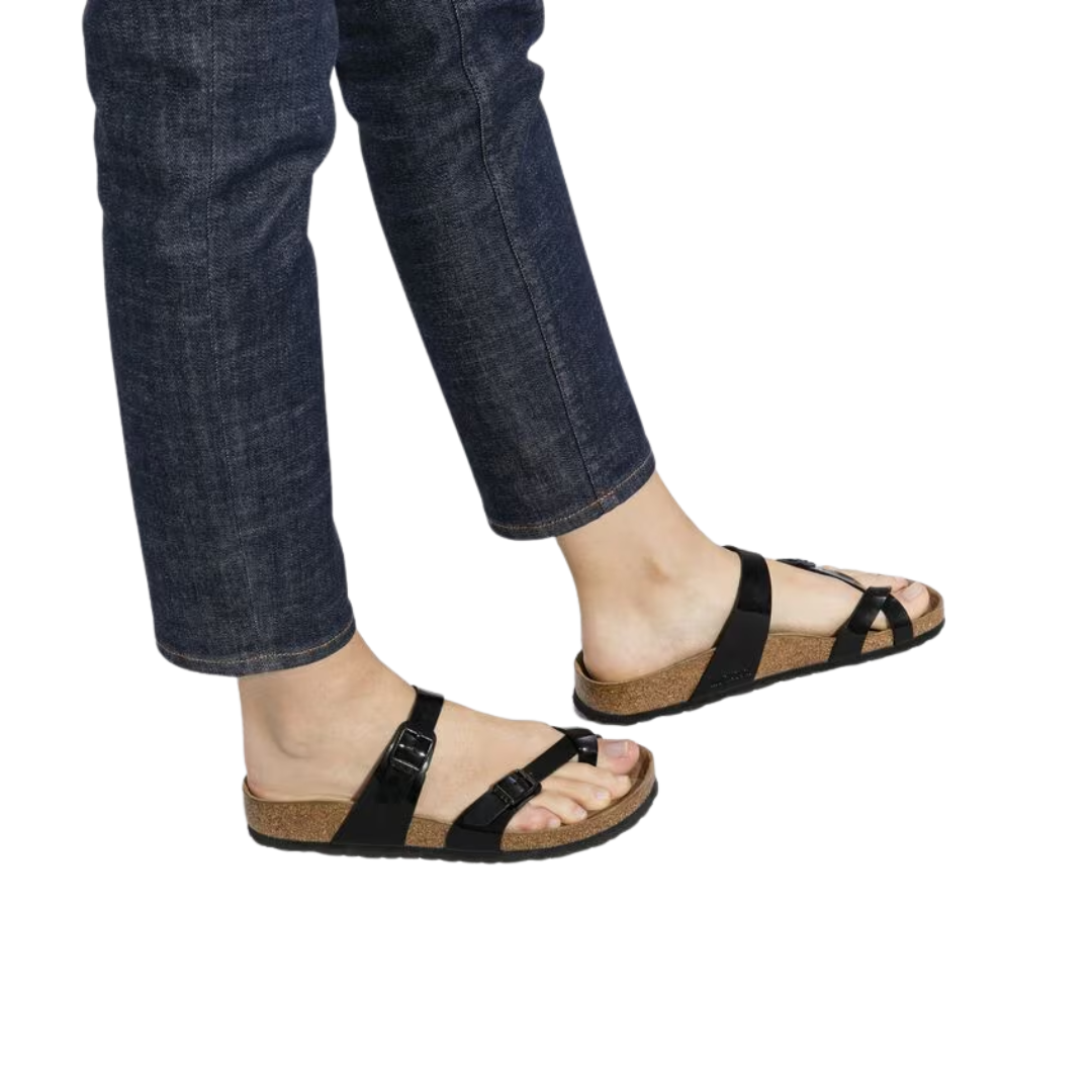 Birkenstock Women's Mayari Birko-Flor Patent - Black Patent