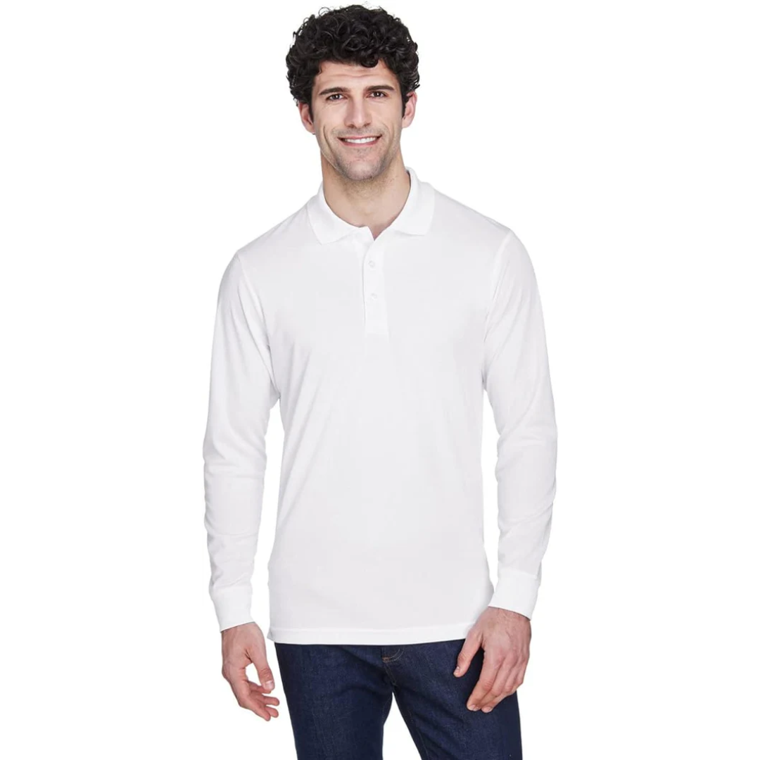 Core 365 Men’s Ash City Pinnacle Performance Long Sleeve Polo Shirt– CA05155