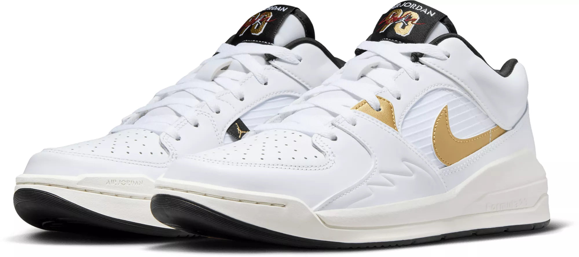 Jordan Men's Stadium 90 DX4397-170 White/Metallic Gold-Black-Sail