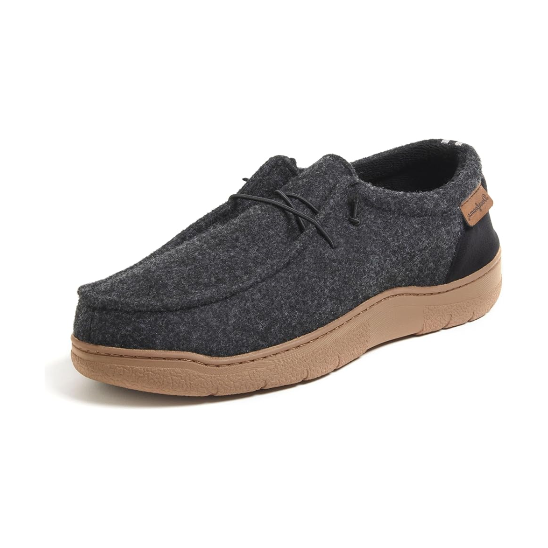 Dearfoams Men's Bennet Memory Foam Slip-On Slippers – 571985DCOM