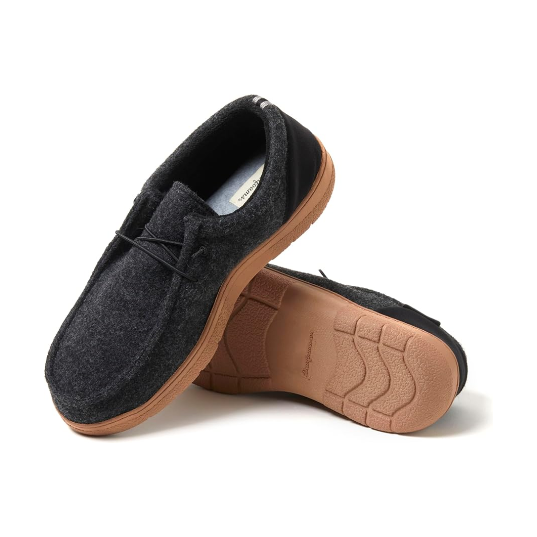 Dearfoams Men's Bennet Memory Foam Slip-On Slippers – 571985DCOM