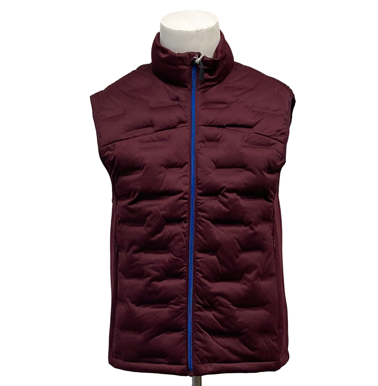 North End Men's Vest Maroon