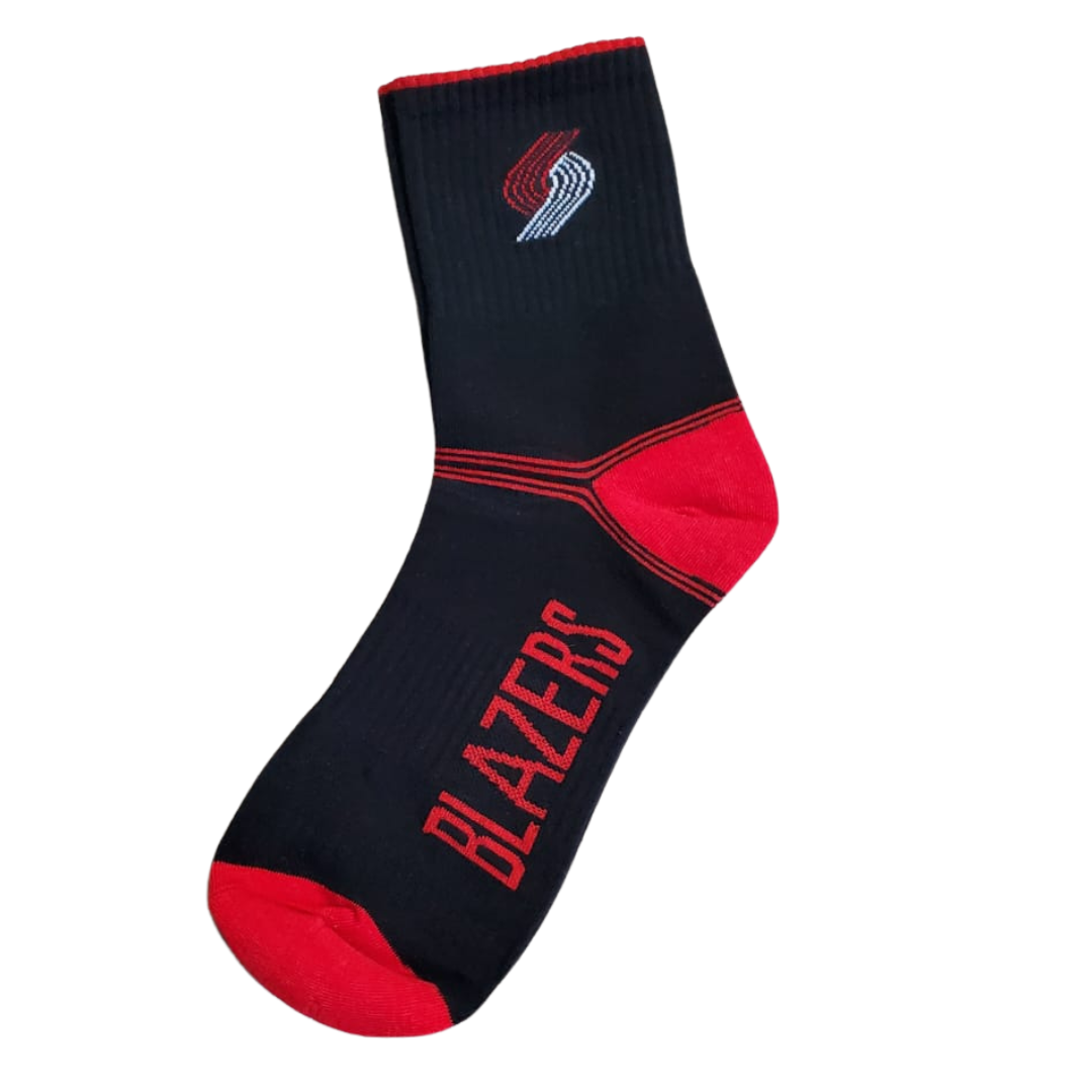 Chaussettes de basket-ball unisexes Lakers Paire simple 