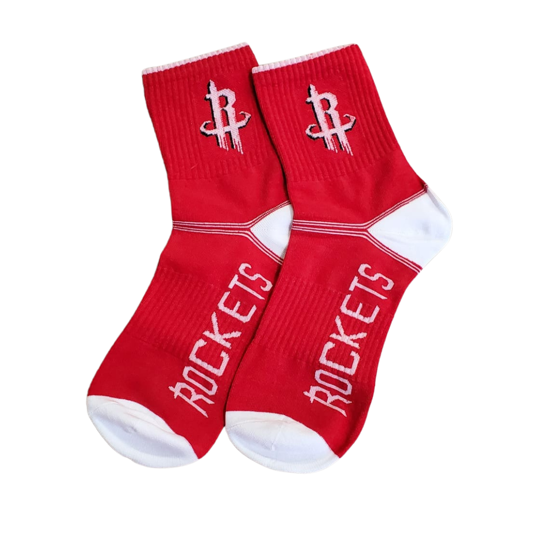 Chaussettes de basket-ball unisexes Lakers Paire simple 