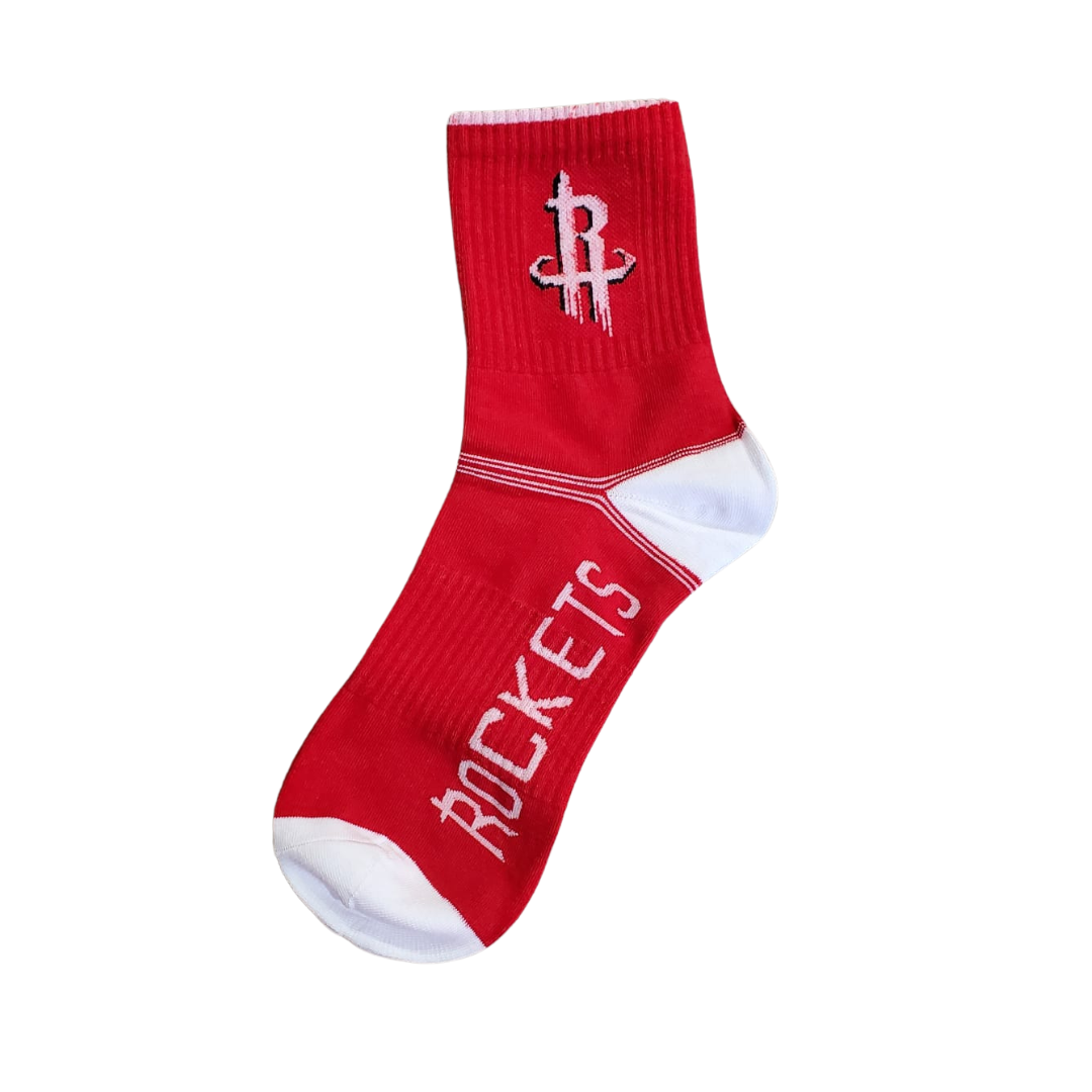 Chaussettes de basket-ball unisexes Lakers Paire simple 