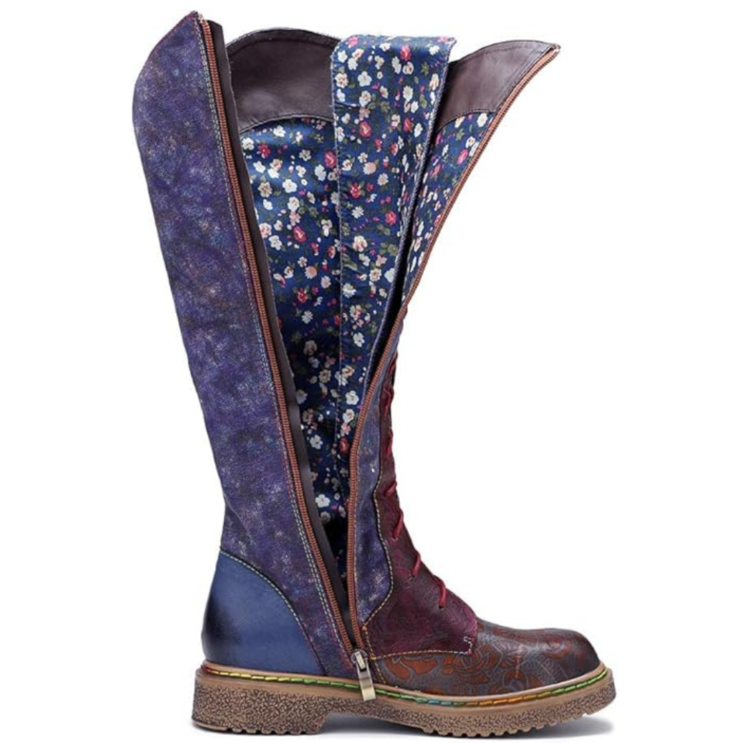 Eimeinuosy Socofy Women's Knee Long Boots