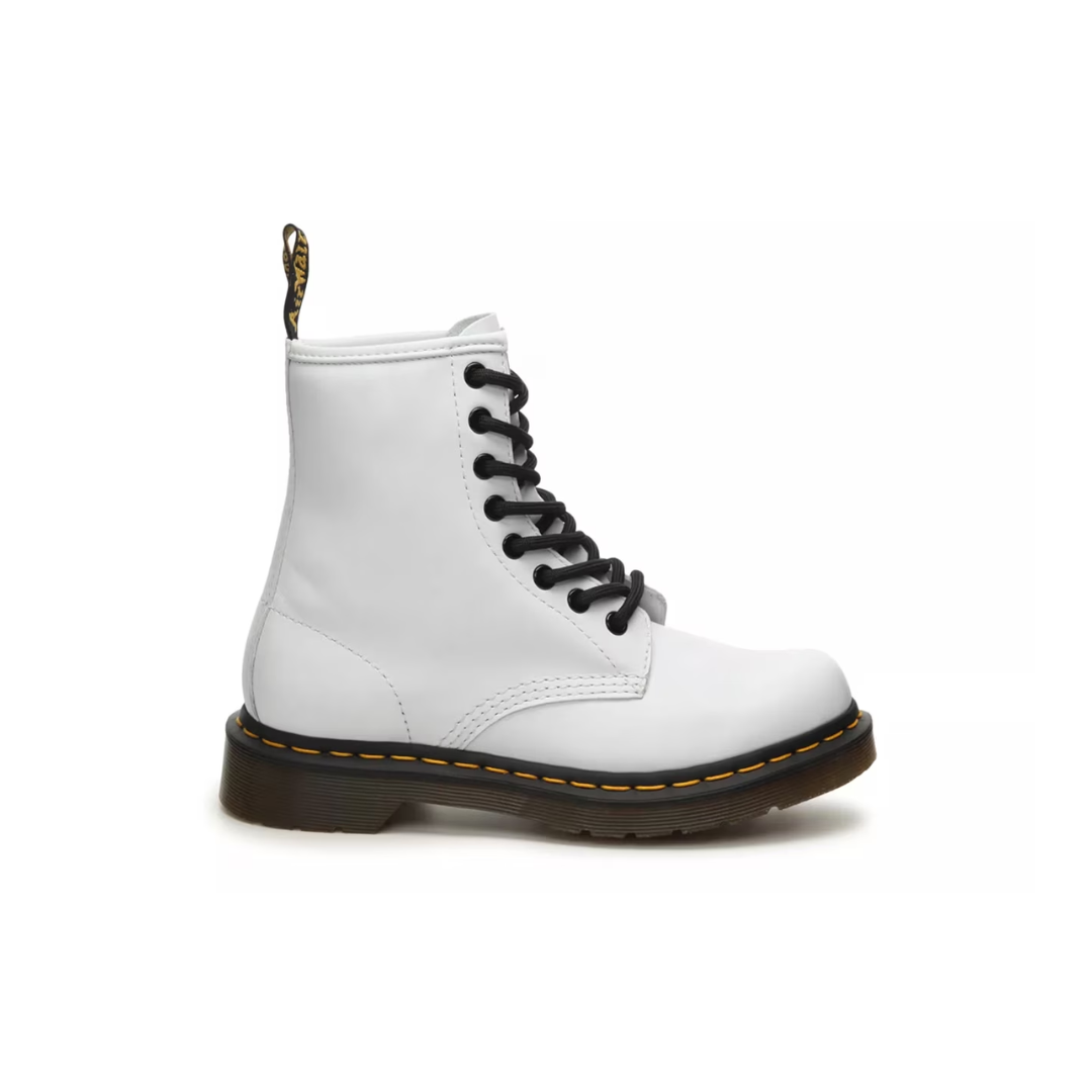 Dr. Martens Women’s 1460 8-Eye Leather Combat Boots – White