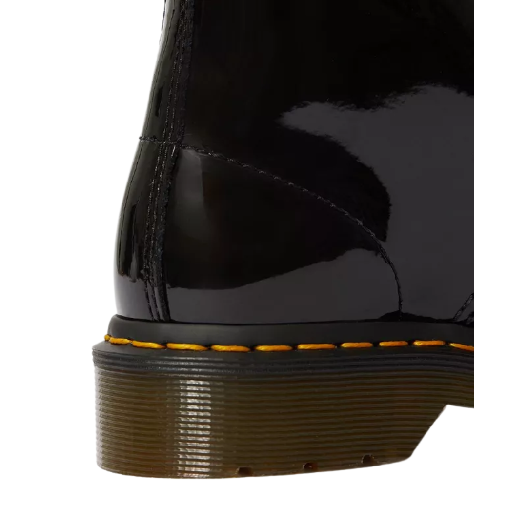 Dr. Martens Women’s 1460 Patent Leather Lace-Up Boots – Black