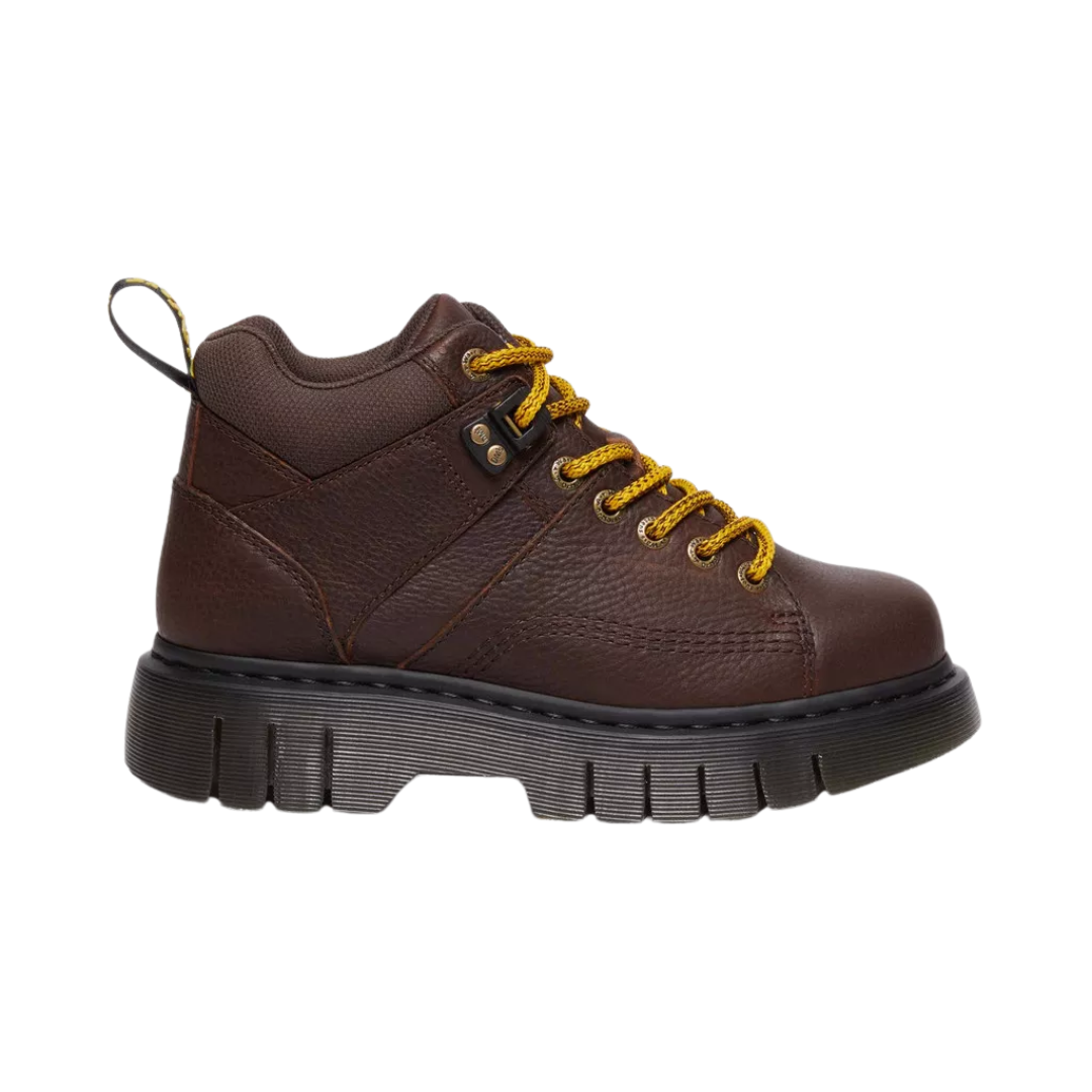 Dr. Martens Woodard Grizzly Leather Low Casual Boots – Brown 31045201