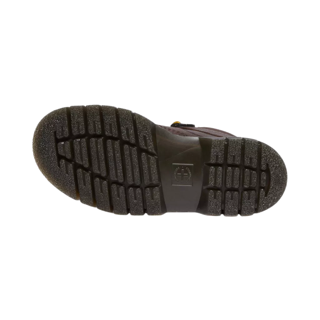 Dr. Martens Woodard Grizzly Leather Low Casual Boots – Brown 31045201