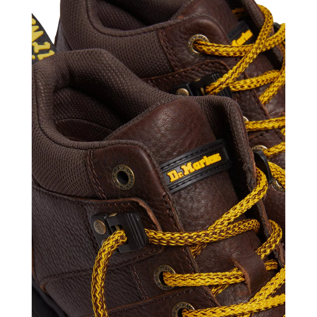Dr. Martens Woodard Grizzly Leather Low Casual Boots – Brown 31045201