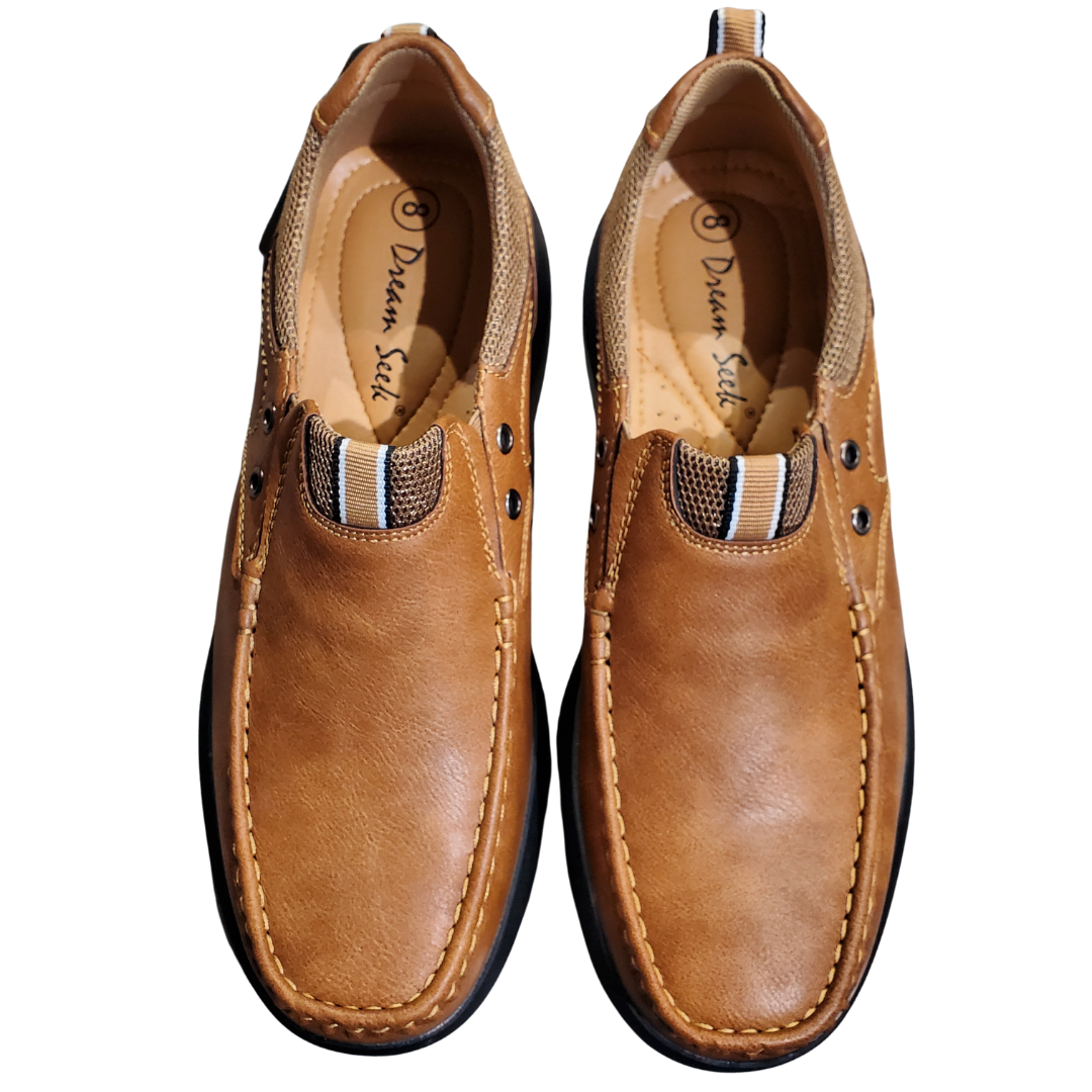 Dream Seek Men's Loafers Brown Leather