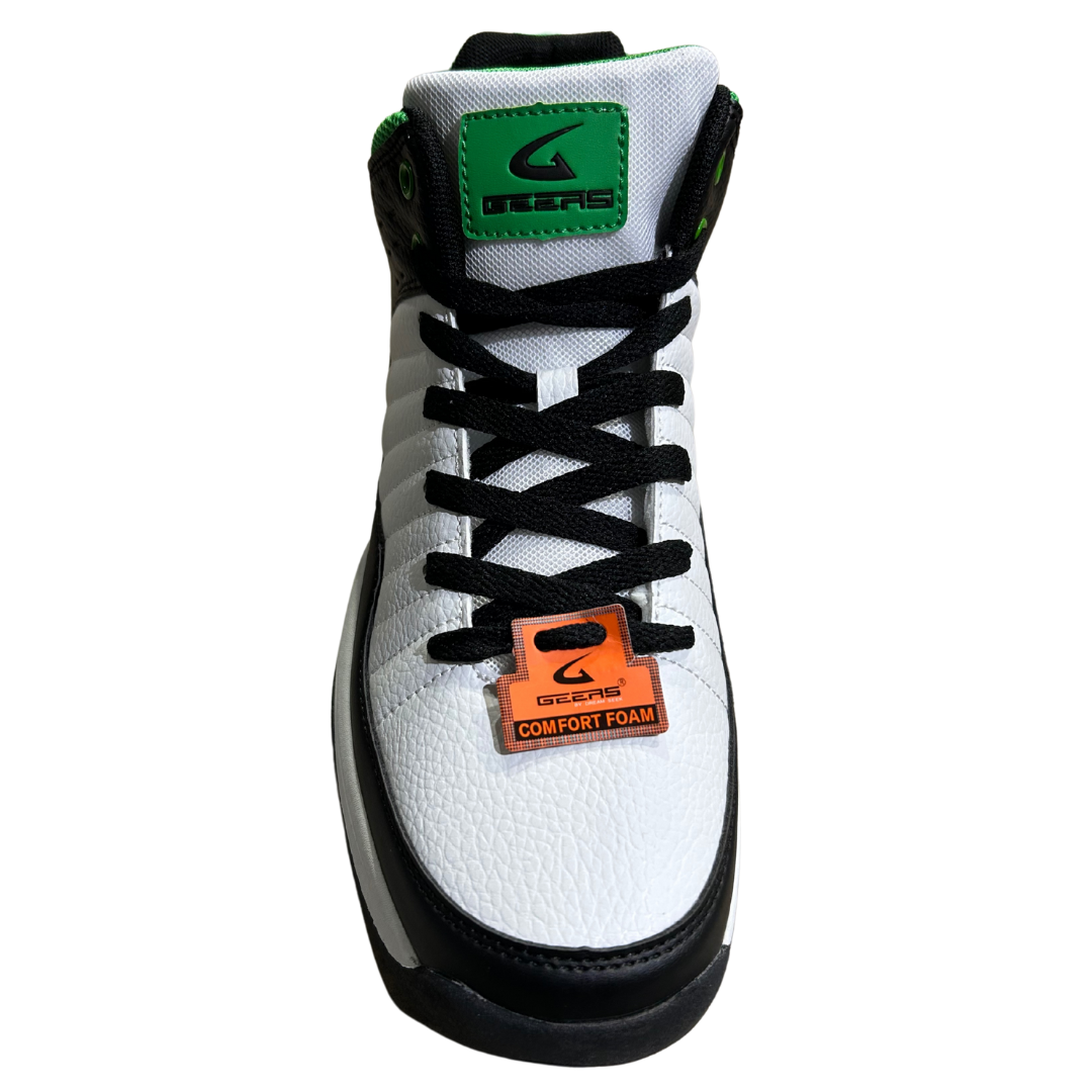 Geers Men's High-Top Sneaker Green D5077