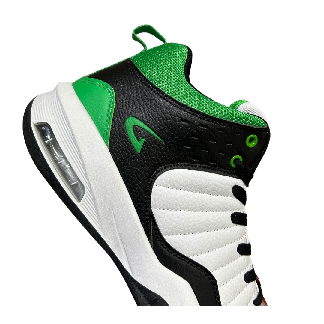 Geers Men's High-Top Sneaker Green D5077