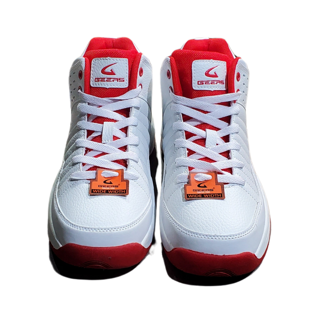 Geers Men's High-Top Sneaker White