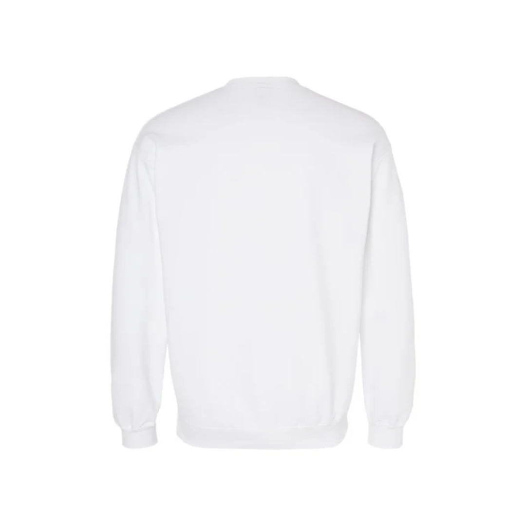 Gildan Men's Softstyle Crewneck Sweatshirt – White