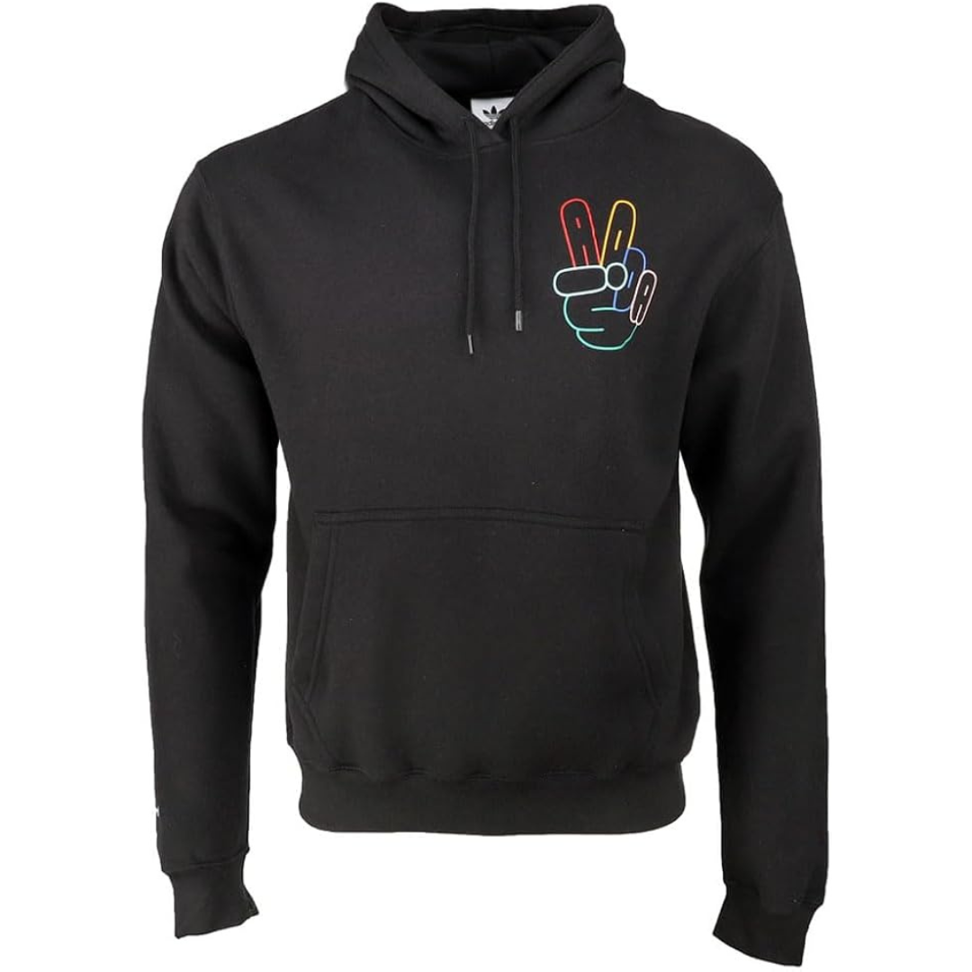 Adidas Men's Peace Sign Fleece Hoodie HC1789