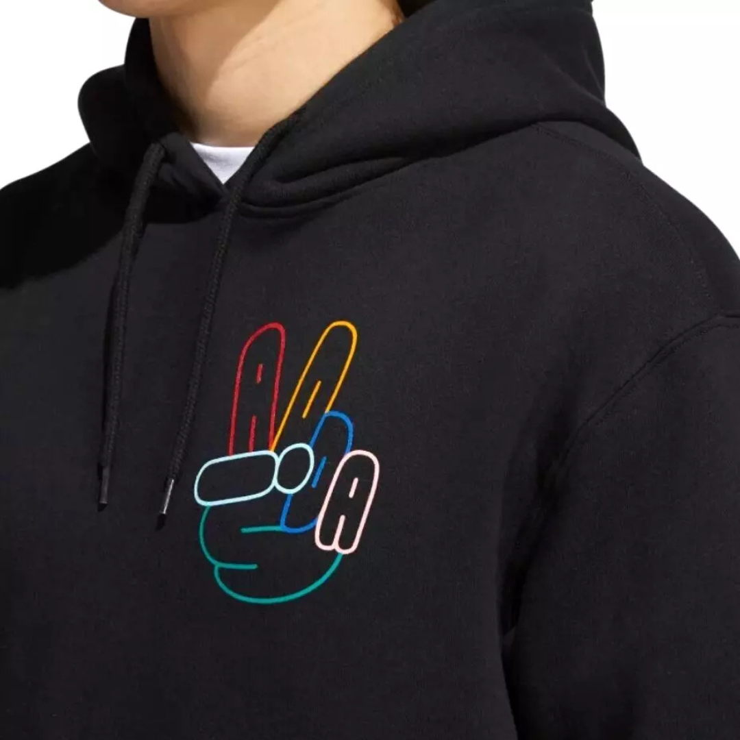 Adidas Men's Peace Sign Fleece Hoodie HC1789