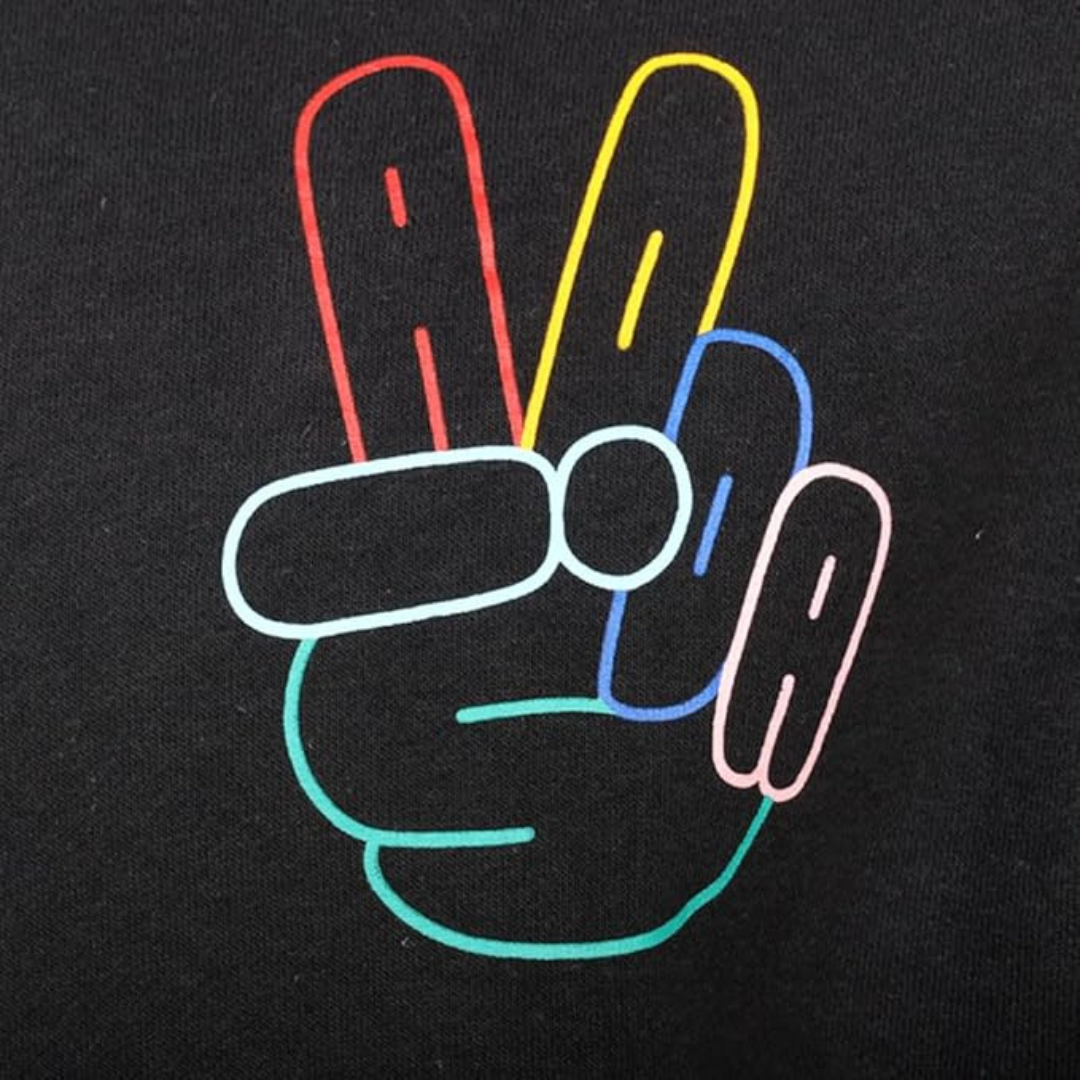 Adidas Men's Peace Sign Fleece Hoodie HC1789