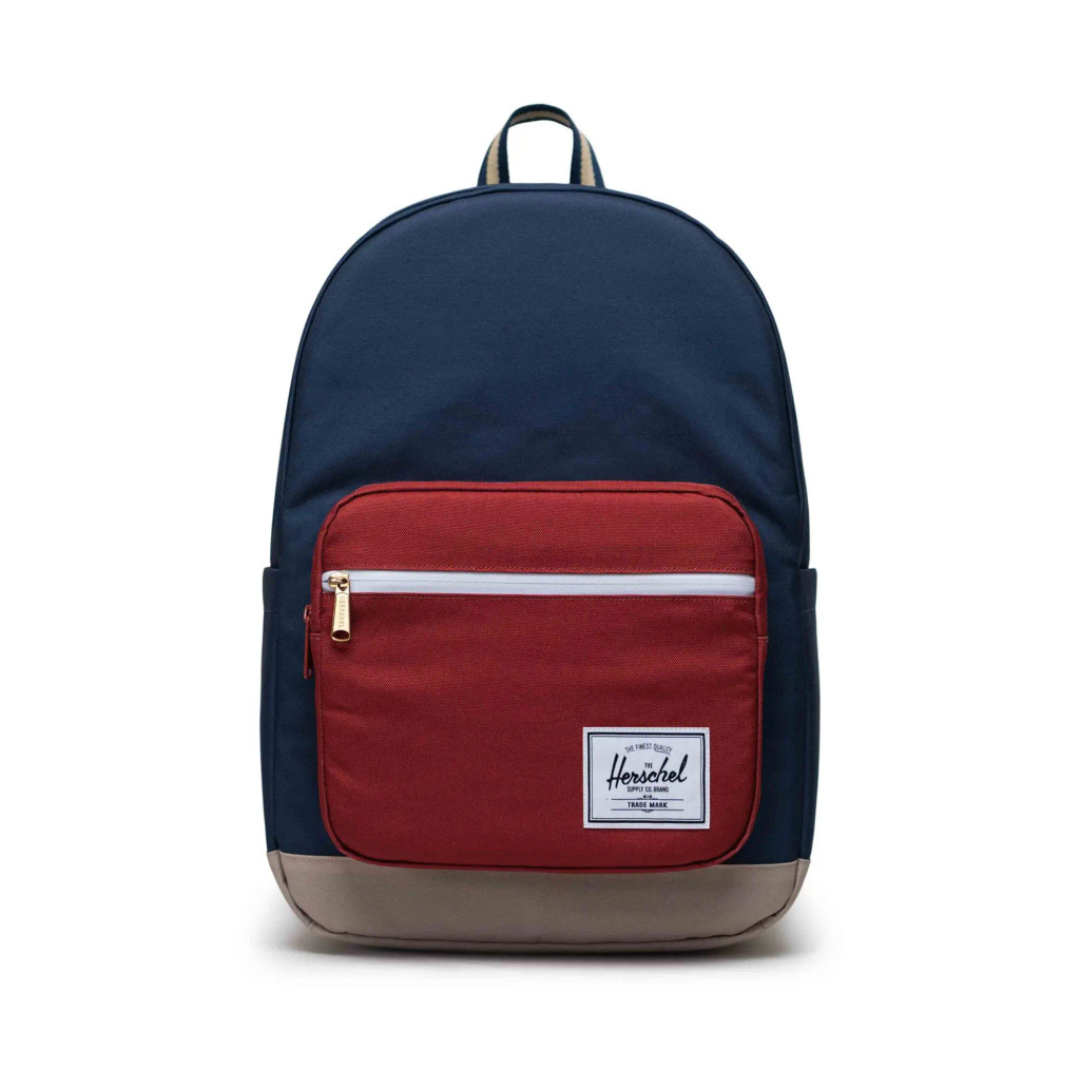 Herschel Pop Quiz Backpack – 25L Black Iris/Red Ochre/Twill