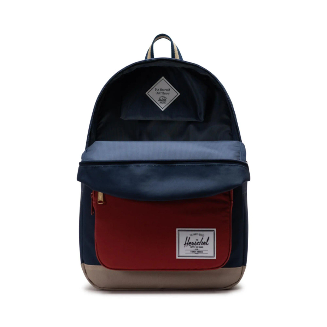 Herschel Pop Quiz Backpack – 25L Black Iris/Red Ochre/Twill