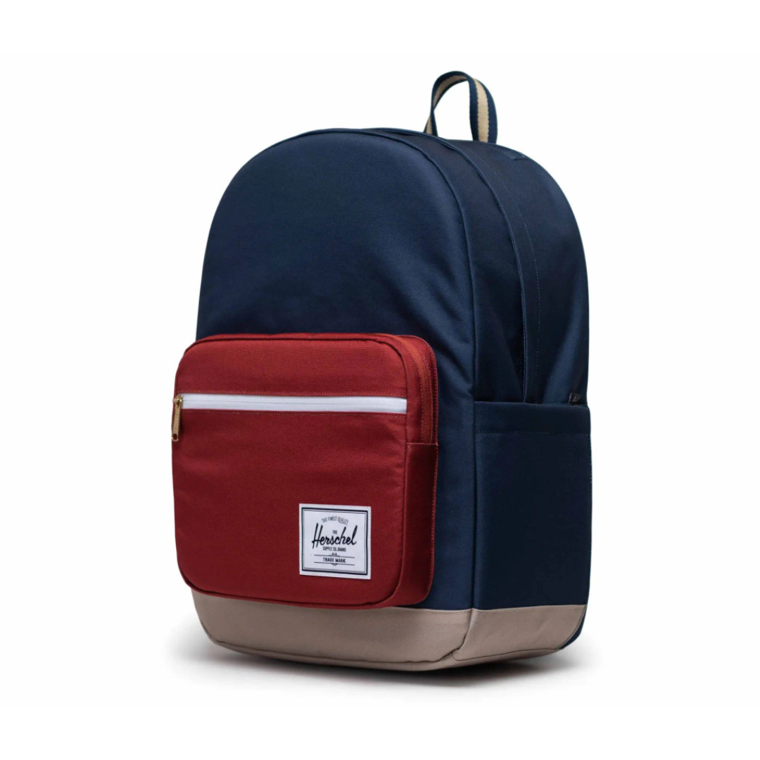 Herschel Pop Quiz Backpack – 25L Black Iris/Red Ochre/Twill