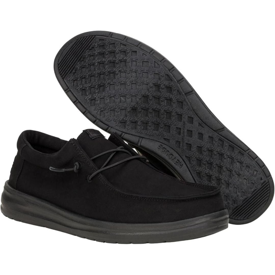 Hey Dude Men’s Wally Work Sneakers –Black 42698-0WC