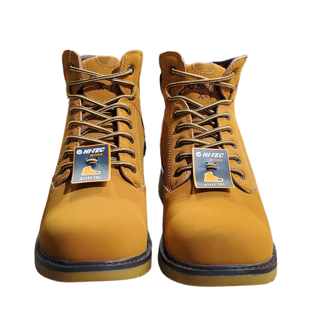 Hi- Tec Men's Guage 6 ST Steel Toe Boots Wheat