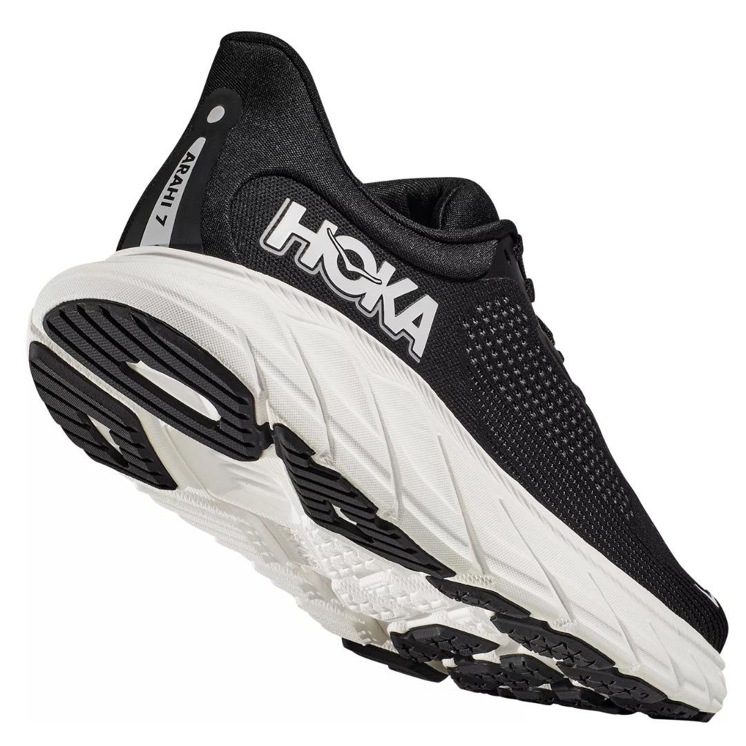 Hoka Women’s Arahi 7 Running Shoes – Black 1147850 BWHT