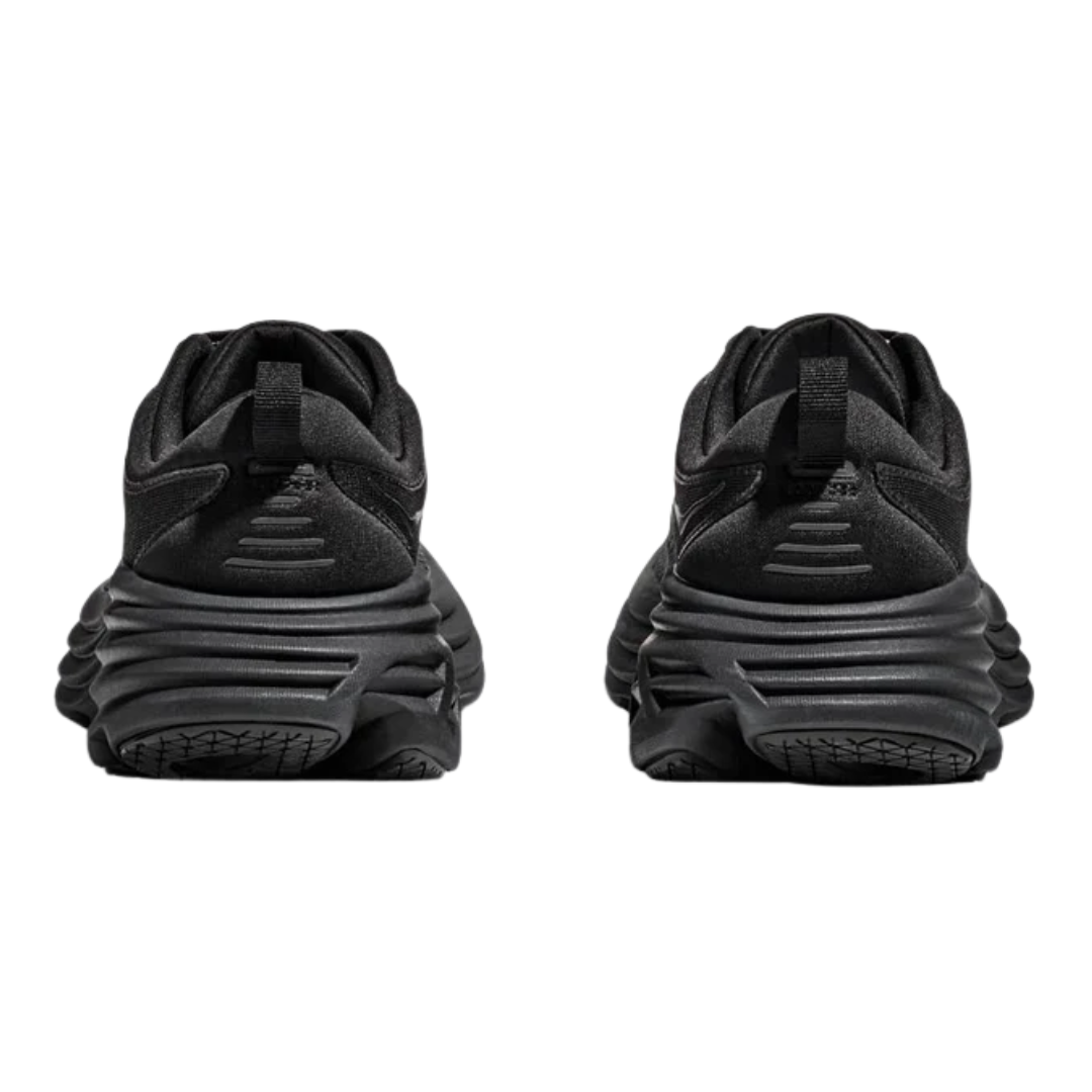 Hoka Women’s Bondi 8 Running Black Shoes (Wide Width) – 1123202BBLC