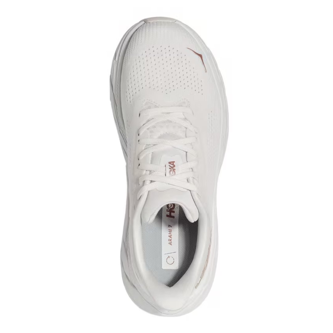 Hoka Women's Arahi 7 Running Shoes Blanc/Rose Gold F27524K